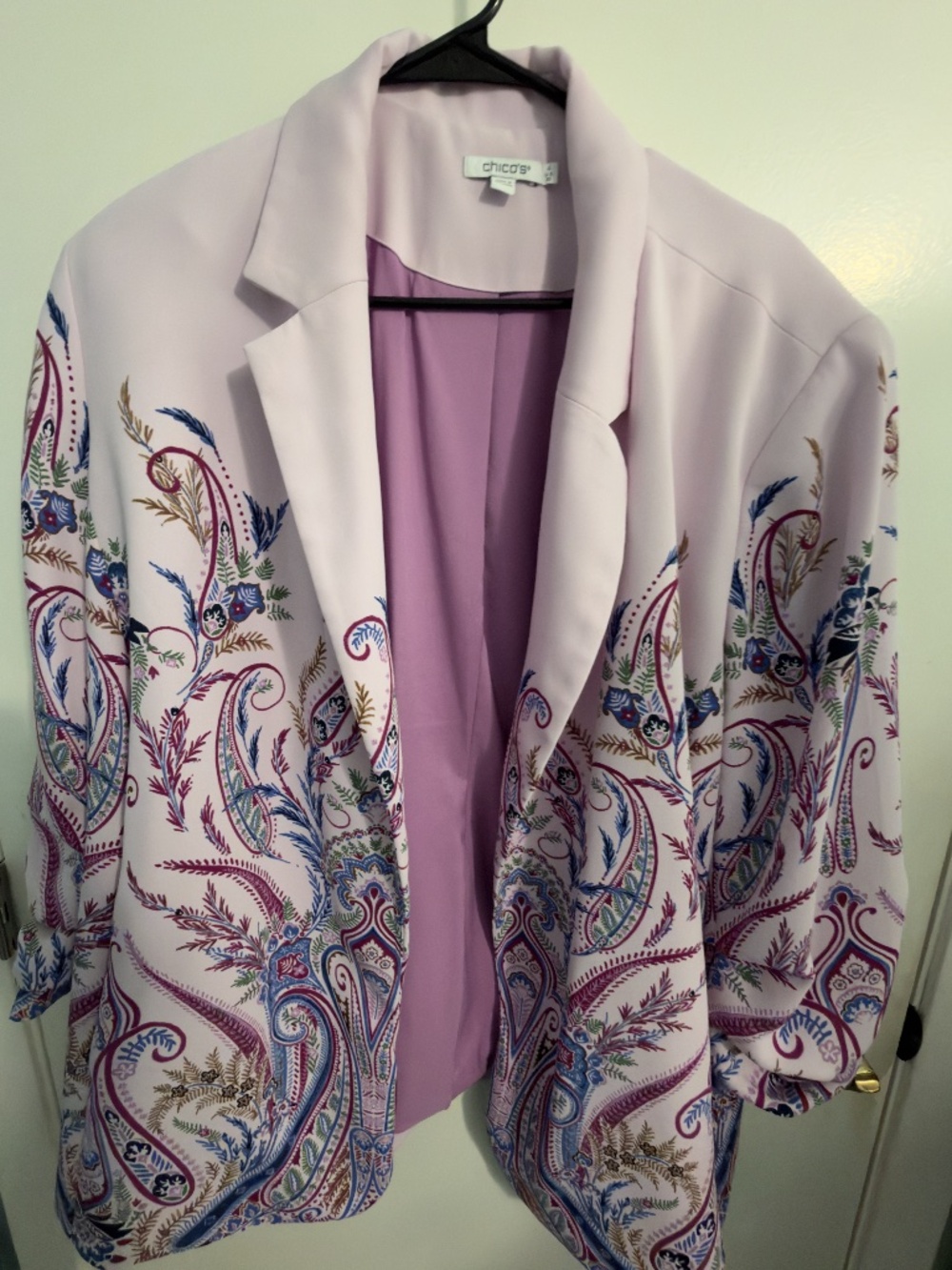 Chicos Violet Blazer